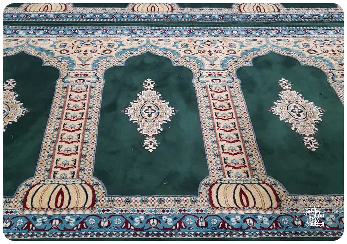 نمونه کار نصب فرش سجاده ای مسجد فریدون کنار
